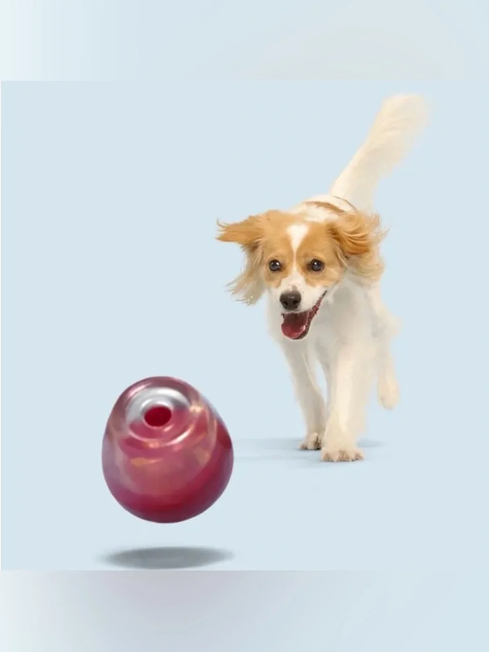 Bark Box Super Chewer Wine Glass dog toy NEW Large dog rubber bounce